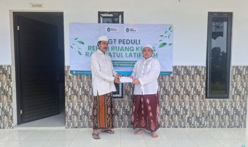 KSPPS BMT UGT Nusantara Dukung Pendidikan Lewat Bantuan Rehab Kelas di Bangkalan