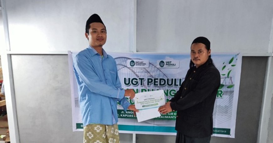 UGT Peduli Bantu Perbaiki Ruang Belajar TPQ Surau An-Nisa di Kabupaten Sanggau
