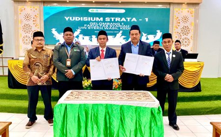 BMT UGT Nusantara Teken PKS dengan Fakultas Syariah UIN Syekh Wasil Kediri, Manager Keuangan Jadi Narasumber Yudisium