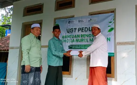 Kolaborasi BMT UGT Nusantara dan LAZ Sidogiri Bantu Renovasi Musholla di Sumenep