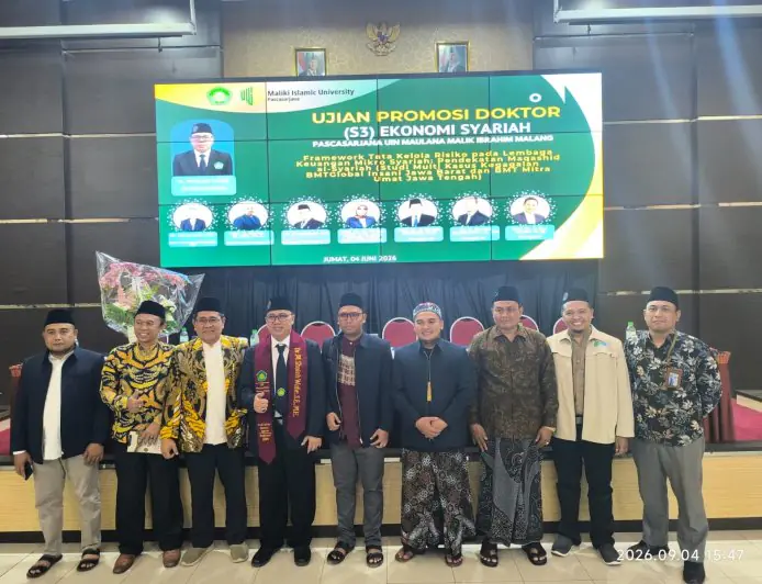 GM BMT UGT Nusantara Raih Gelar Doktor dengan Predikat Cumlaude dari UIN Maliki Malang