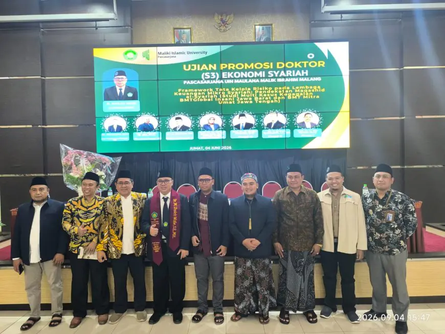 GM BMT UGT Nusantara Raih Gelar Doktor dengan Predikat Cumlaude dari UIN Maliki Malang