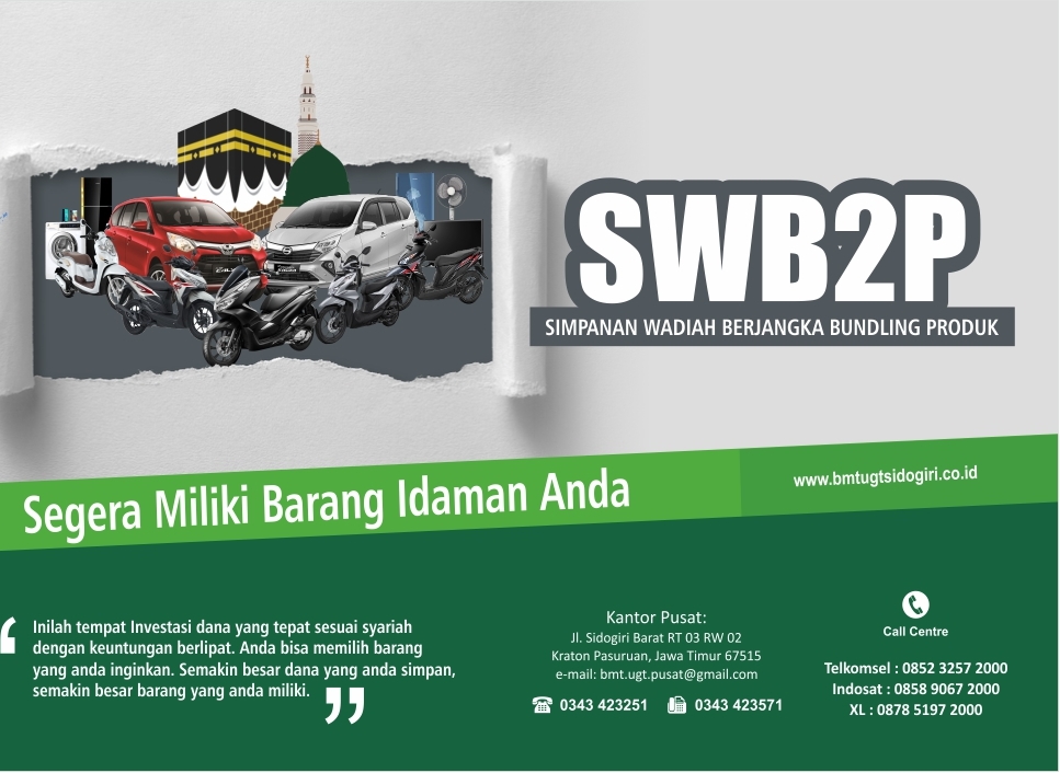 Sidodadi Peringkat Pertama Perolehan SWB2P