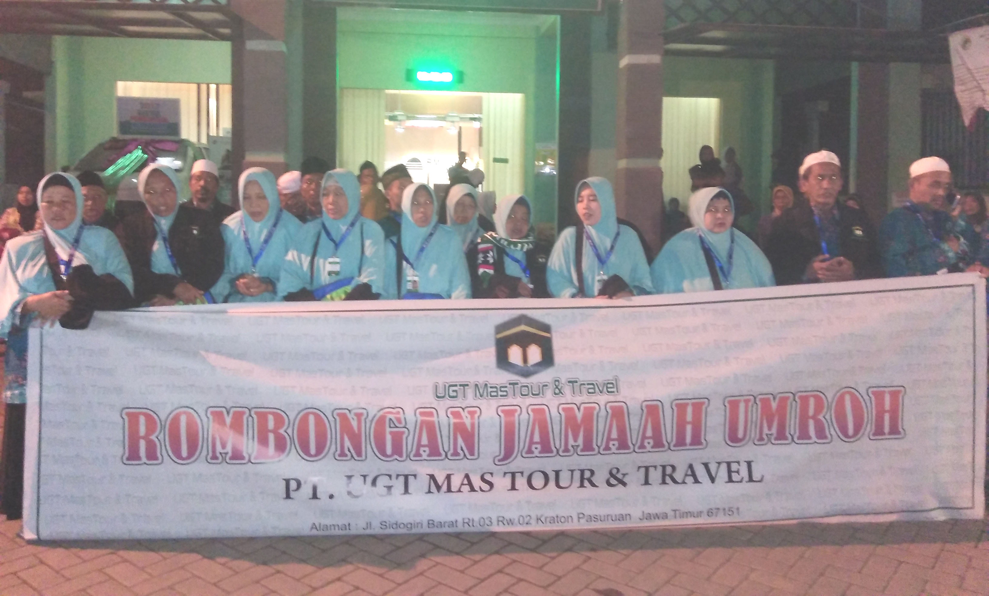 UGT MAS TOUR & TRAVEL Lepas 62 Jamaah Umrah