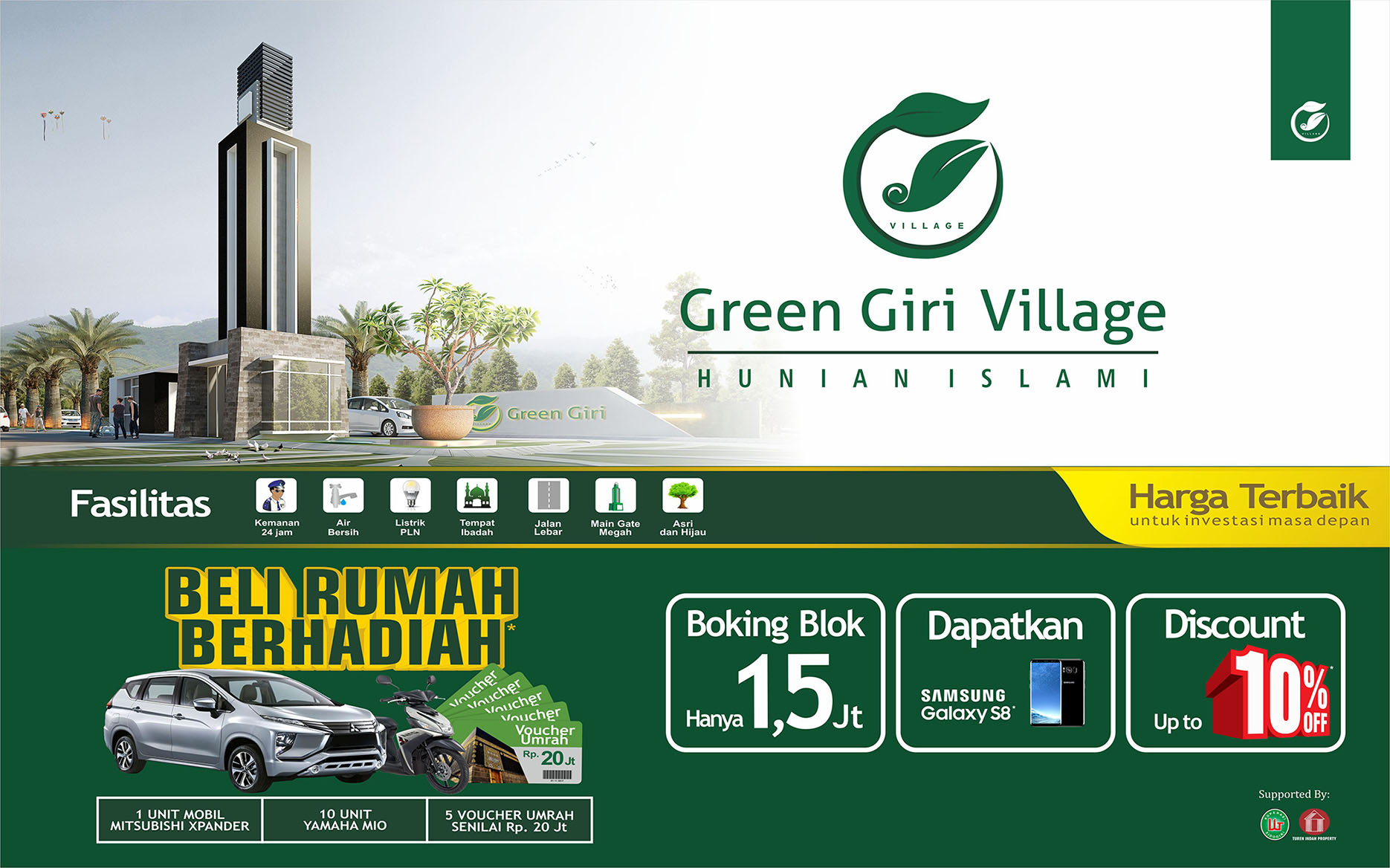 Perumahan Green Giri Village Beri Diskon 10 Persen
